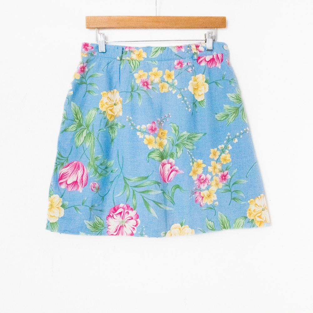 Tehama | Vintage 90’s/00’s Multicolor Tropical Hawaiian Flower Skort | Size 8